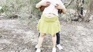 Indian MILF Gives Hardcore Blowjob - Outdoor Sex - Desi Mouth Fuck