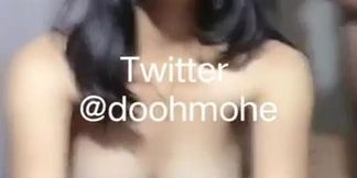 Brunette BBW gets double penetrated in a steamy Indonesian threesome