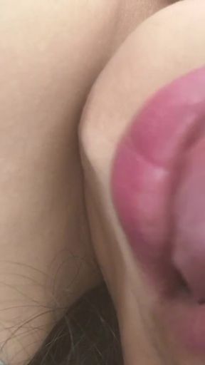 Lip kissing full enjoy with me teasing my lips   Clip 1