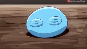 Shion Surrenders to Rimurus Sensual Embrace in Hot Hentai Fusion