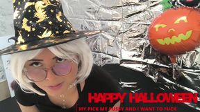 My Halloween is about to get even better!! I'm horny and waiting for my boyfriend to get up to some mischief.