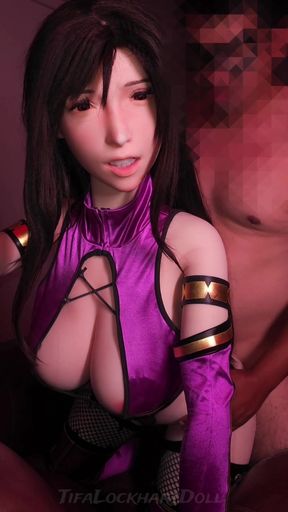 Tifa Lockhart Transforms Into Mileena From Mortal Kombat for 7th Heaven