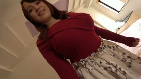 J-cup Girl with a Boyfriend Gets a Tit Load, Then a Creampie - Mii, 25