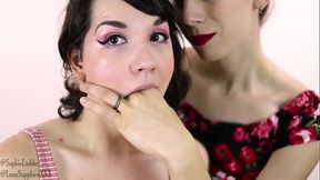 Throat Fingering, Gagging and Spit