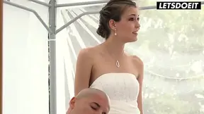 Stepmom Cindy Shine takes her stepson's dick during a wedding reception