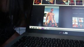 Dark haired MILF loves big black cocks