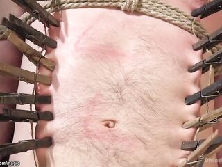 Large melons blond femdom-goddess Lorelei Lee whips butt to bound Thrall Fluffy then rides his taped face and pegs him in doggy style with ding-dong