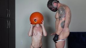 Pumpkin Gloryhole Before Hard Anal Fucking