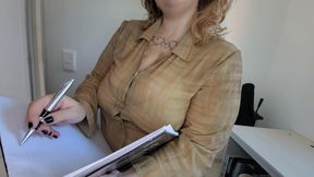 Huge Tits Teacher Pegs You for Better Grades