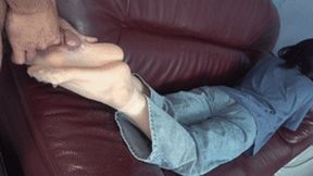 Pantene goddess stockings feet temptation, footjob