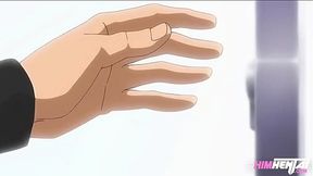 Asian girlfriend's sexy and horny friend bangs her in another room