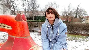Pretty Boy's Long Hair Flows as He Gets Smashed – POV Czech Hunter