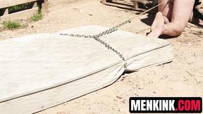 ”Brogan suspends & destroys Joey Wilcox at a construction site BDSM”