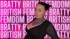 Bratty British Femdom JOI