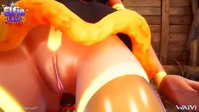 Molly's Secret Christmas Fantasy Naughty Anime Girl Craves Cock for Festive Orgasmic Night