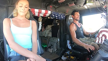 Emma Hicks fucks step dad in the desert