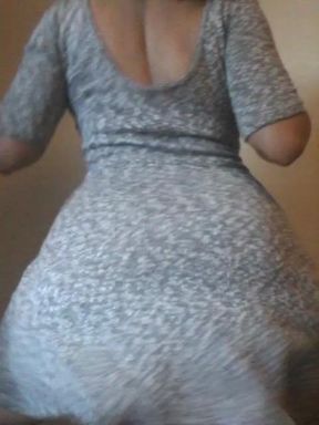 Grey Dress Twerk