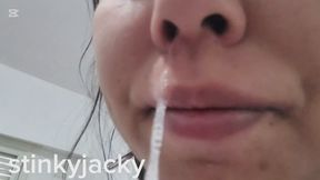 Pulling so many boopers out of my nose is incredible, wow, would you like to have them?
