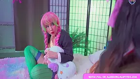Alice Bong And Amber Hallibell In Two Sweet Lesbians Fucked Each Others Tight Pussies 6 Min