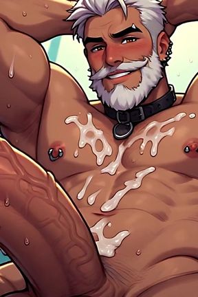 Erotic Art Cum on Chest