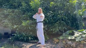 POV karate kicks