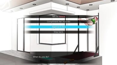 Step Sis Animated Game Parody Choked By Gushing Cum In Visual Novel