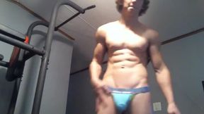 Chris Shows Off His Hot Body in Underwear