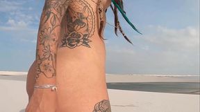 Encontrei Garota do Reggae com Dread Lock pelos Len&ccedil_ois Maranhanses e fodi ela ali mesmo