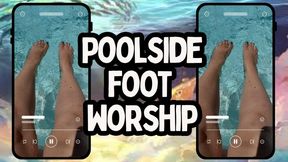 Poolside Foot worship