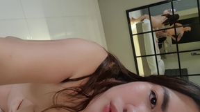 My girl Tease me so hard and she cum for real!