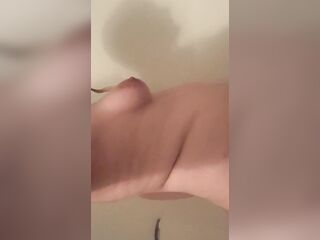 Trans woman in the shower