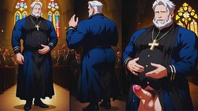 gay orgy with old priests in secret monastery. cum in daddy s ass!