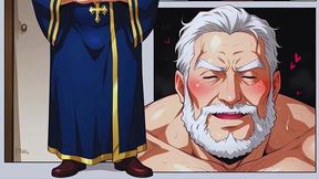 gay orgy with old priests in secret monastery. cum in daddy s ass!
