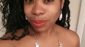 (AUDIO) Cami Creams Wet Pussy Sound Moaning with Jewelry- Homemade