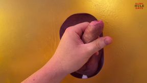 Horny young man with horny cock and long foreskin