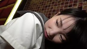 Kansai dialect Nakadashi K-Girl Hinano is tiny in height and hole Hinano (18) part 1