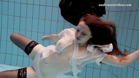 Funny princess - watersports xxx - Underwater Show