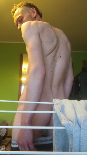 Polish boy striptease amateur