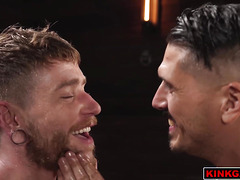 Colt Spence fucks his whole cock through the stroker with WoodxBound