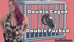 Double Caged, Double Fucked: Chastity Tease & Humiliation (AUDIO ONLY)