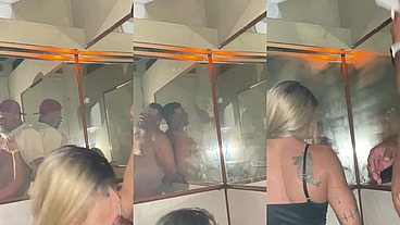 Mamando segurança da boate para não pagar entrada sem tarjas