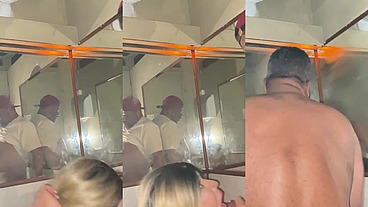 Mamando segurança da boate para não pagar entrada sem tarjas