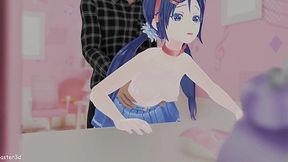 Blender Babe Gets Rammed in Wild Sex Animation