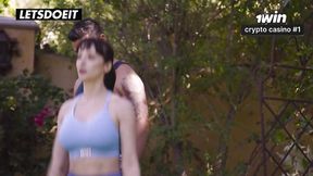 Cheating wife Lexi Luna rides and moans on her neighbor's dong