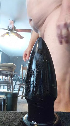 Asspussy Training To Zero Tolerance 11 Inch Circumference Butt Plug All The Way Up!