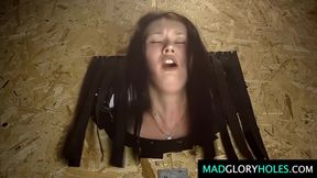Hot czech teen licks her pussy at the party