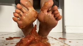 Crushing Tomatoes Barefoot