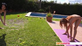 Naked Workout with 4 Hot Girls