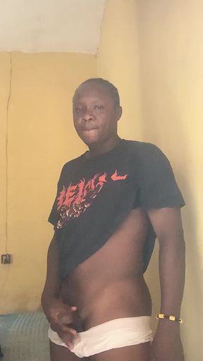 Handsome Guy Mastubate with Is Dark Cock