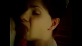 chupando a un cliente